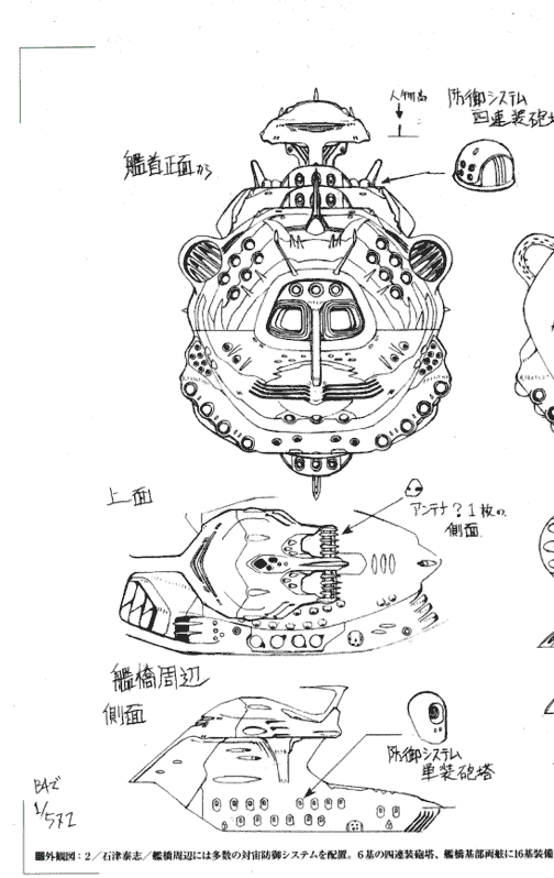 宇宙战舰大和号2199 公式设定资料集 GARMILLAS[378P]