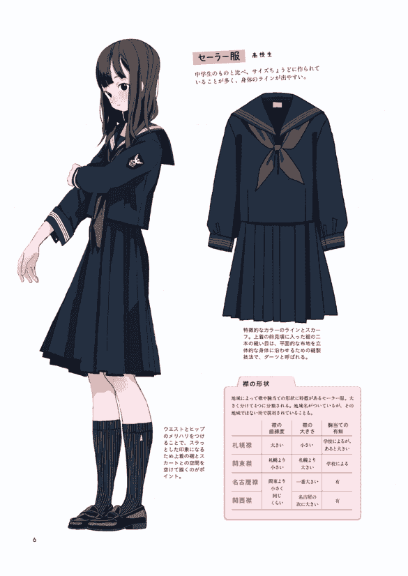 日文 [クマノイ]女子中・高生のイラストブッック: かわいい制服と小物200アイテム[147P]