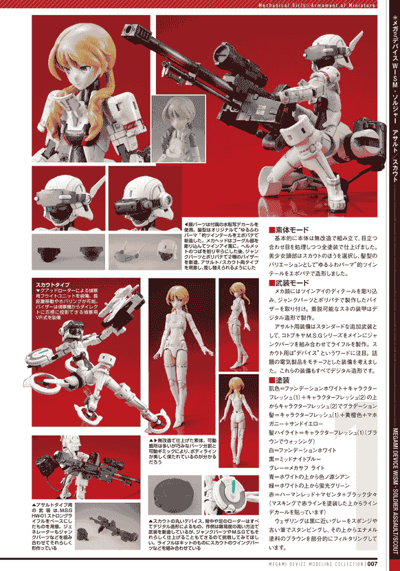 メガミデバイス モデリングコレクション[98P]
