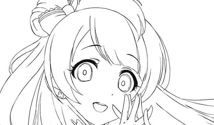 新手练习线稿 [LoveLive!]南小鸟[54P]