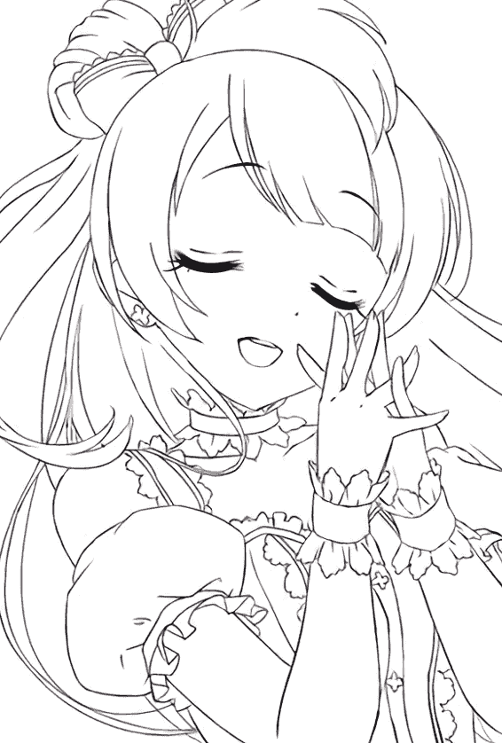 新手练习线稿 [LoveLive!]南小鸟[54P]