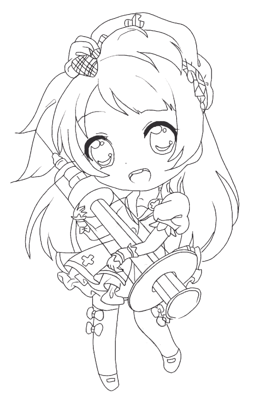 新手练习线稿 [LoveLive!]南小鸟[54P]