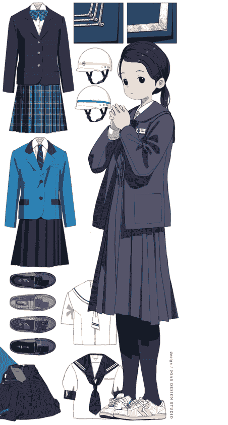 日文 [クマノイ]女子中・高生の制服攻略本[148P]