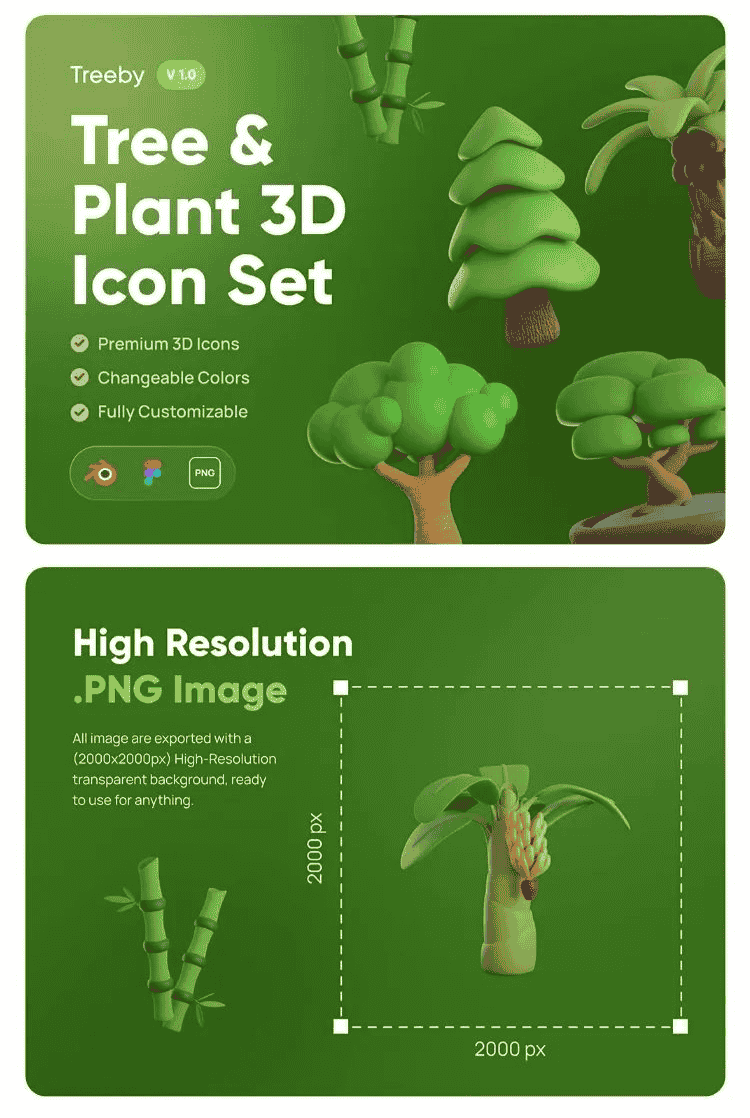 3D卡通图标合集