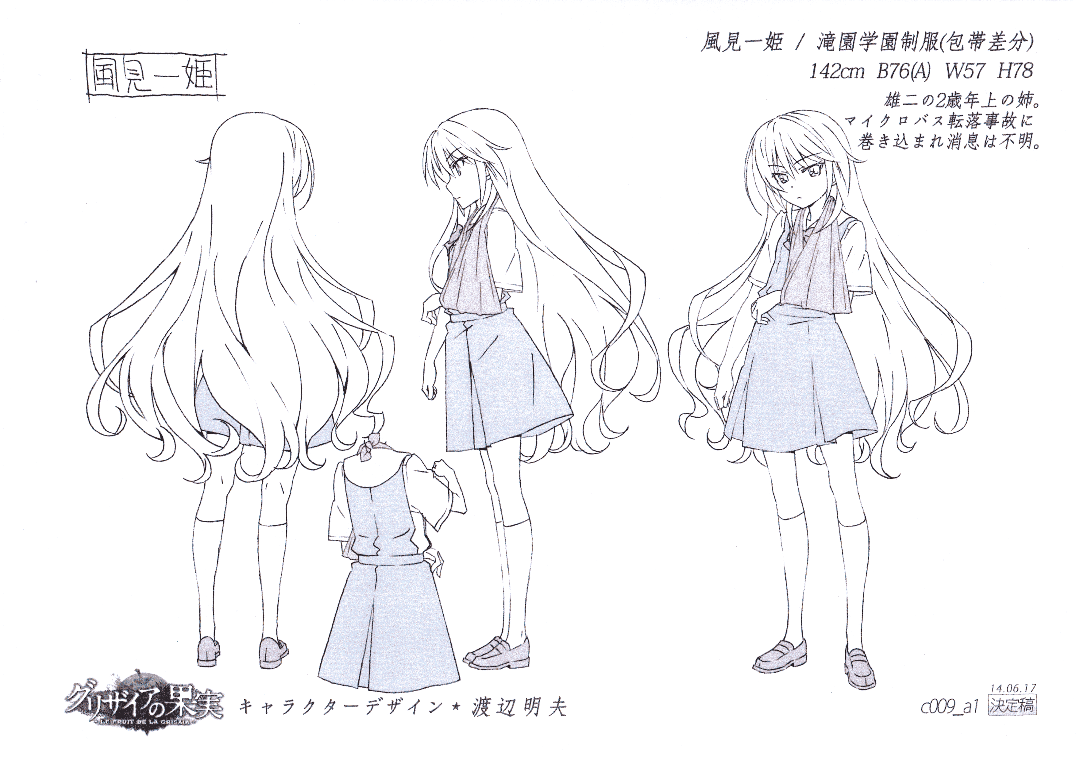 灰色的果实 动画线稿原画集