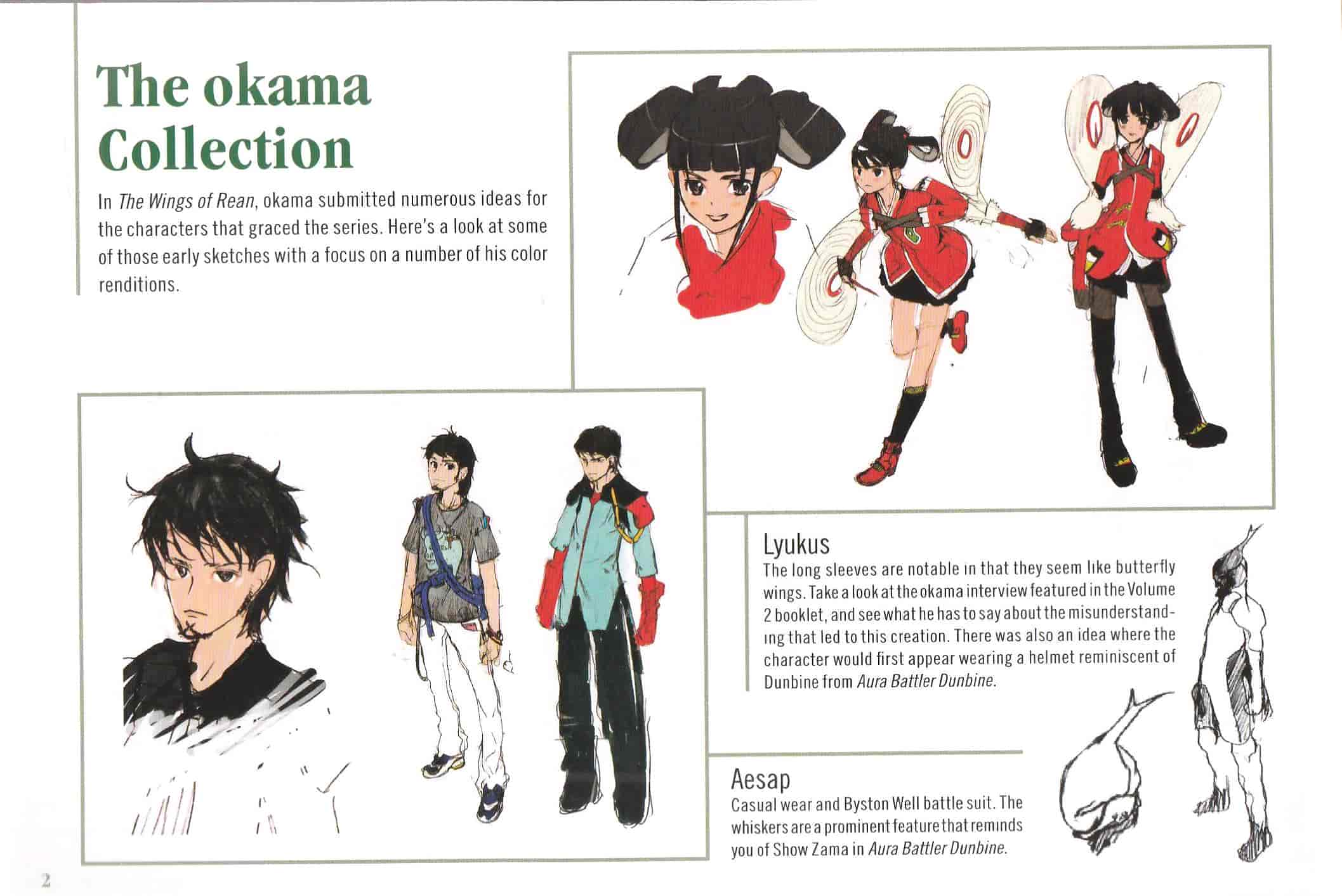 The Wings of Rean Volume 1-3 booklet+Early Sketches