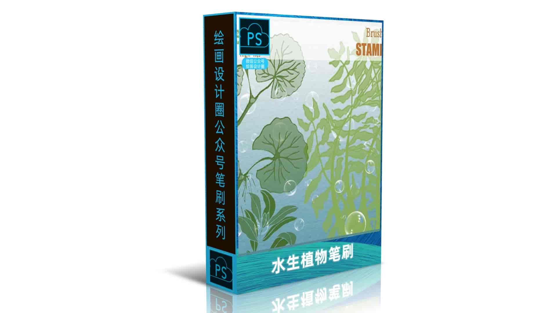水生植物笔刷