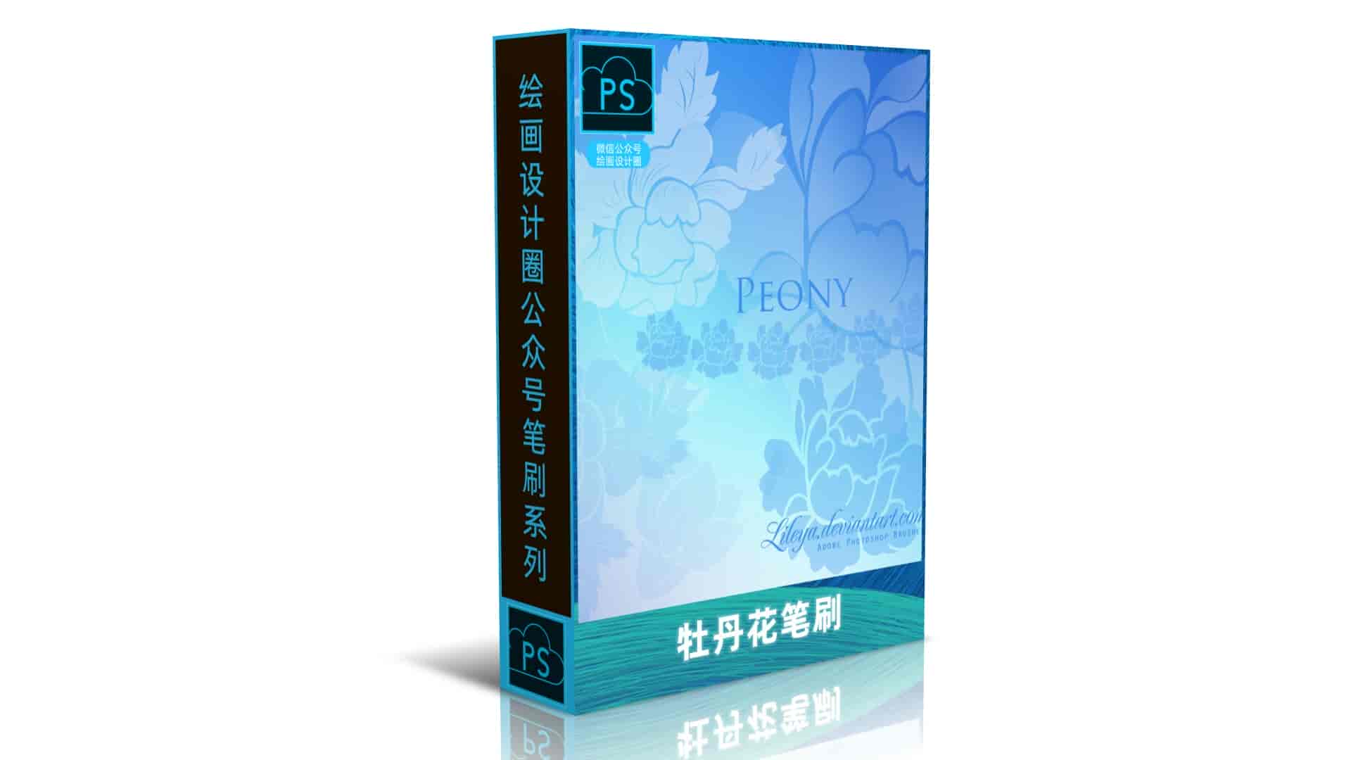 牡丹花笔刷