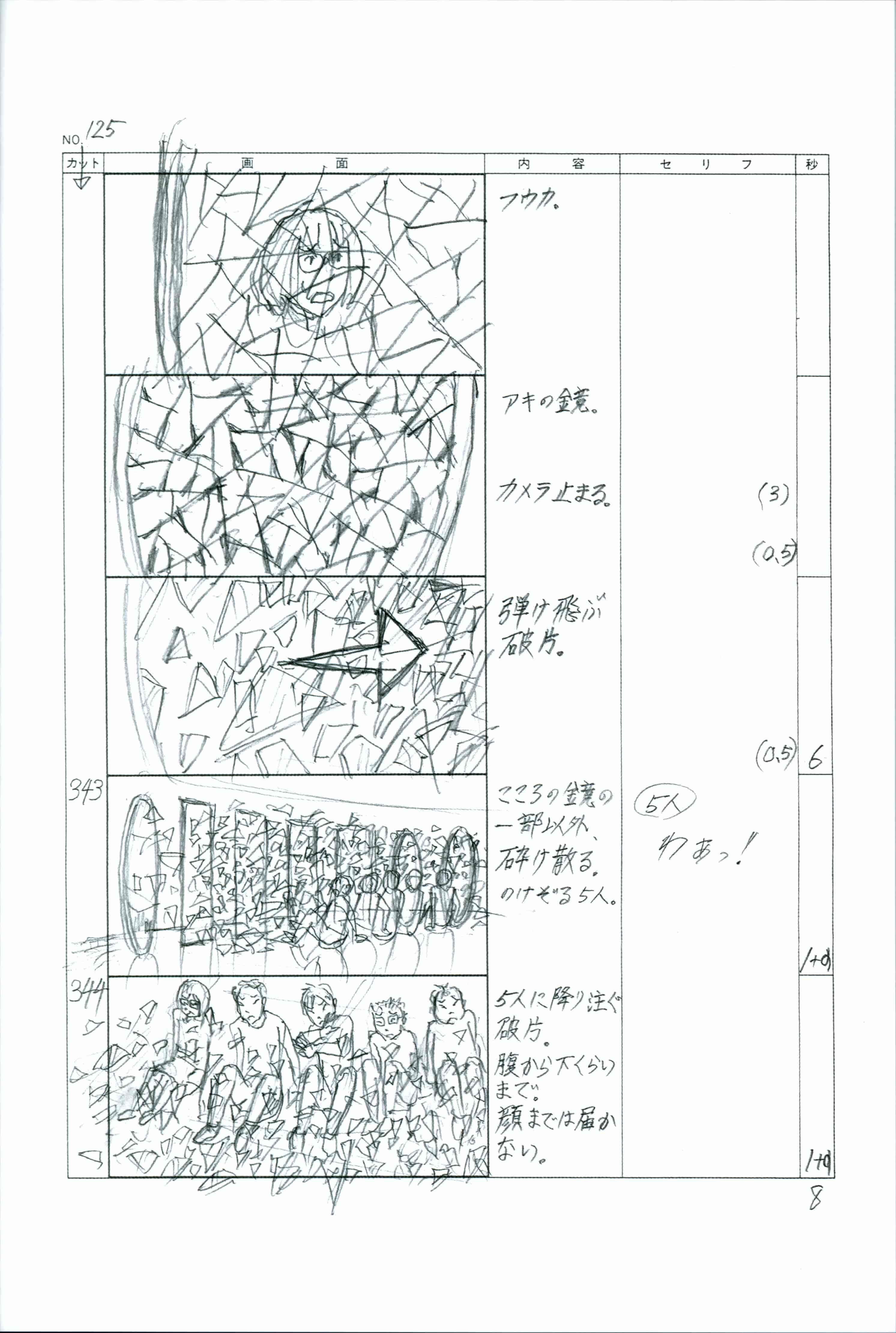 かがみの孤城Storyboard[线稿集]