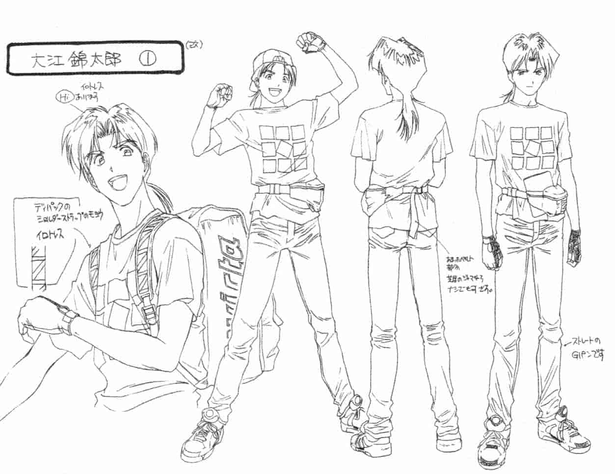 黄金宝贝 动画设定线稿集