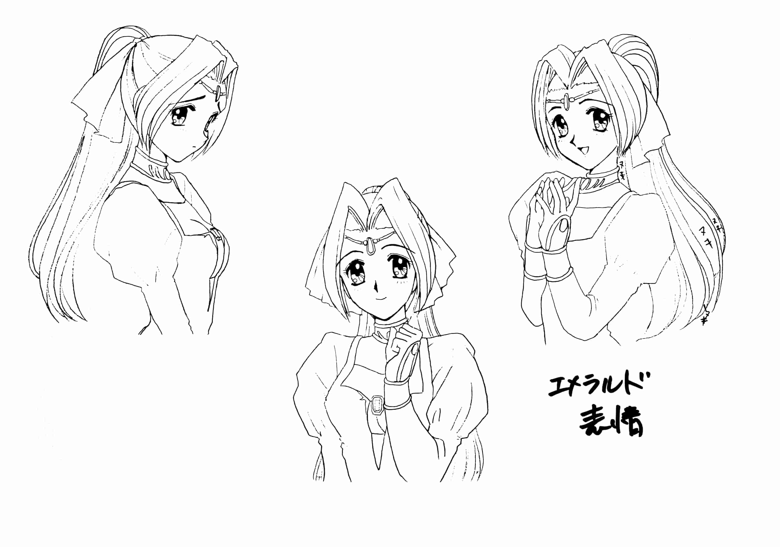 Sparkling Feather原画线稿设定集