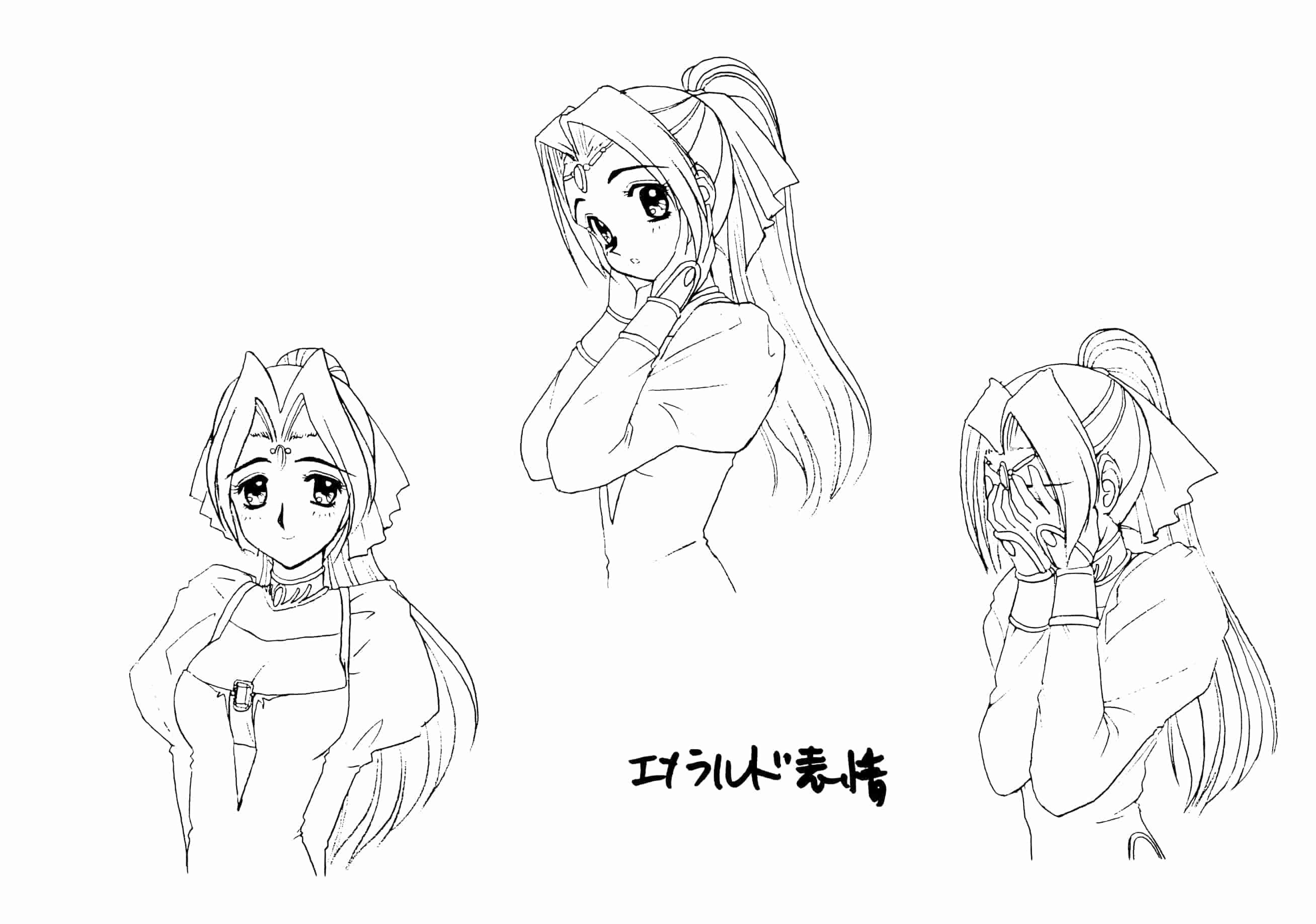 Sparkling Feather原画线稿设定集