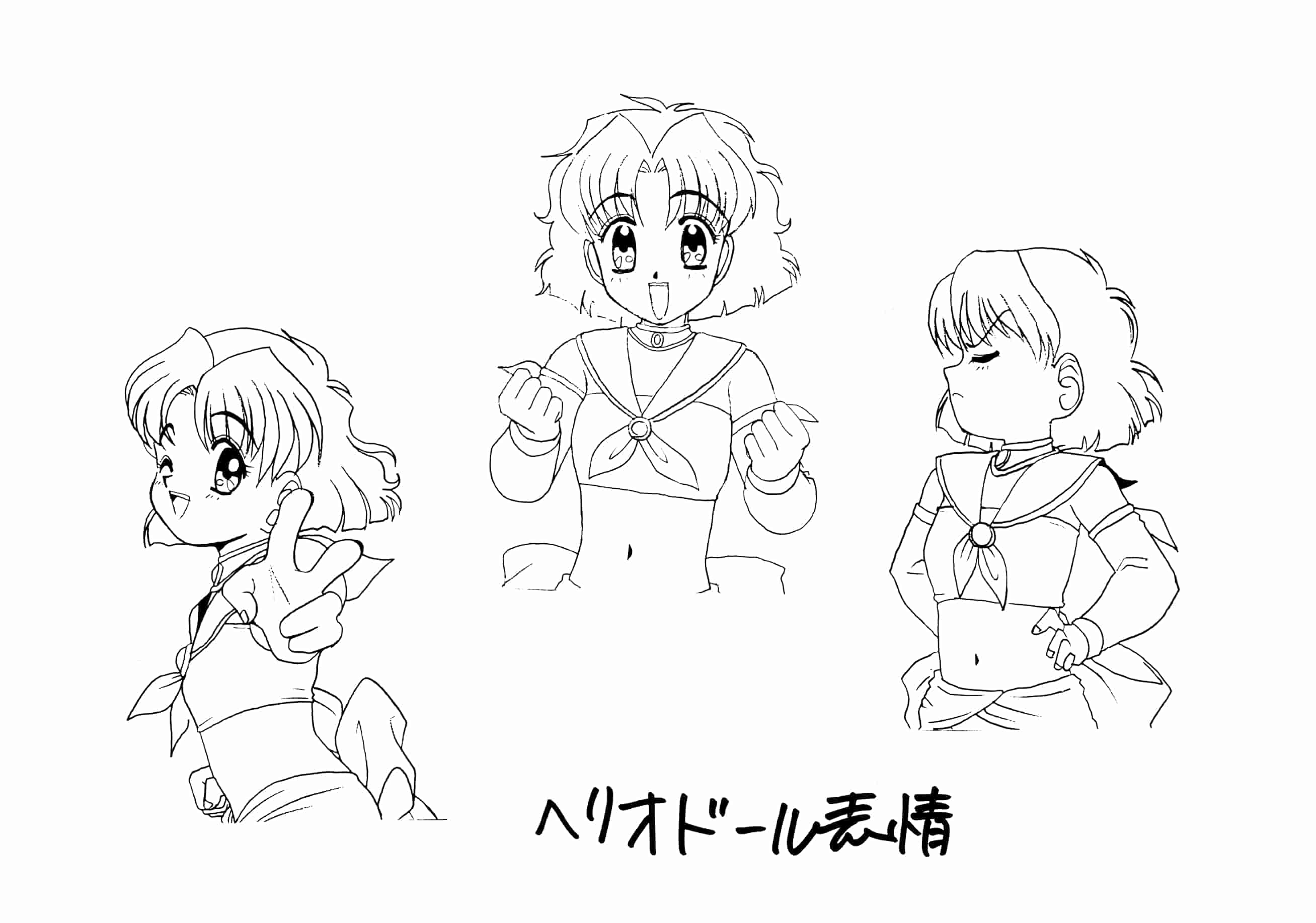 Sparkling Feather原画线稿设定集