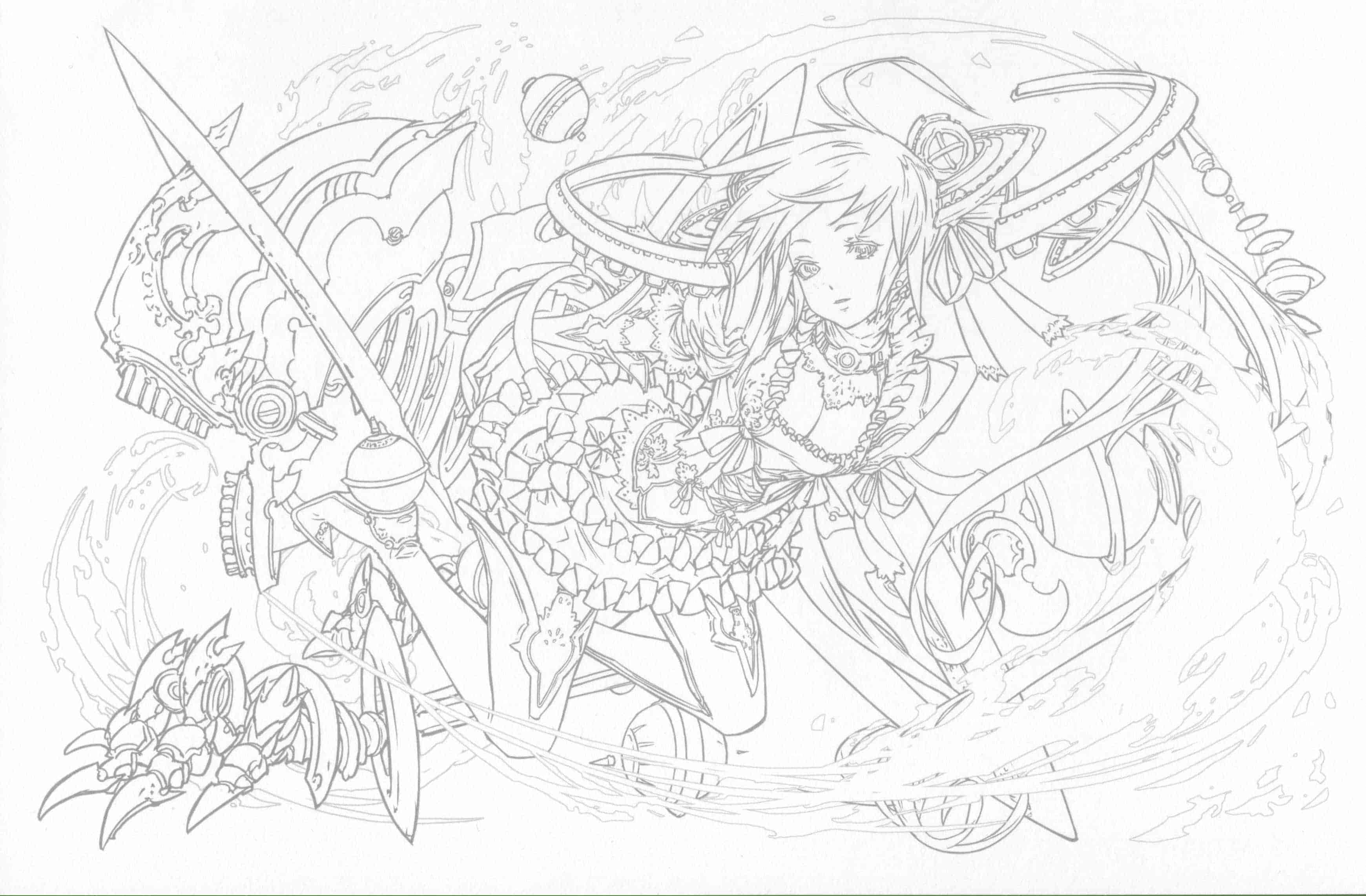 塗る!! PUZZLE＆DRAGONS 超精密塗り絵