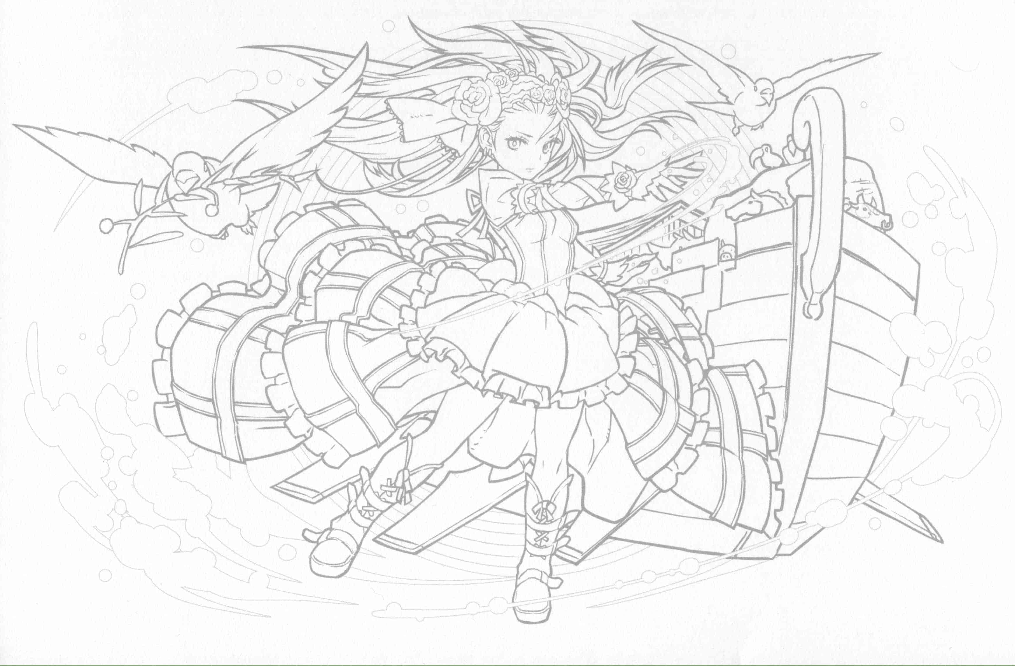 塗る!! PUZZLE＆DRAGONS 超精密塗り絵