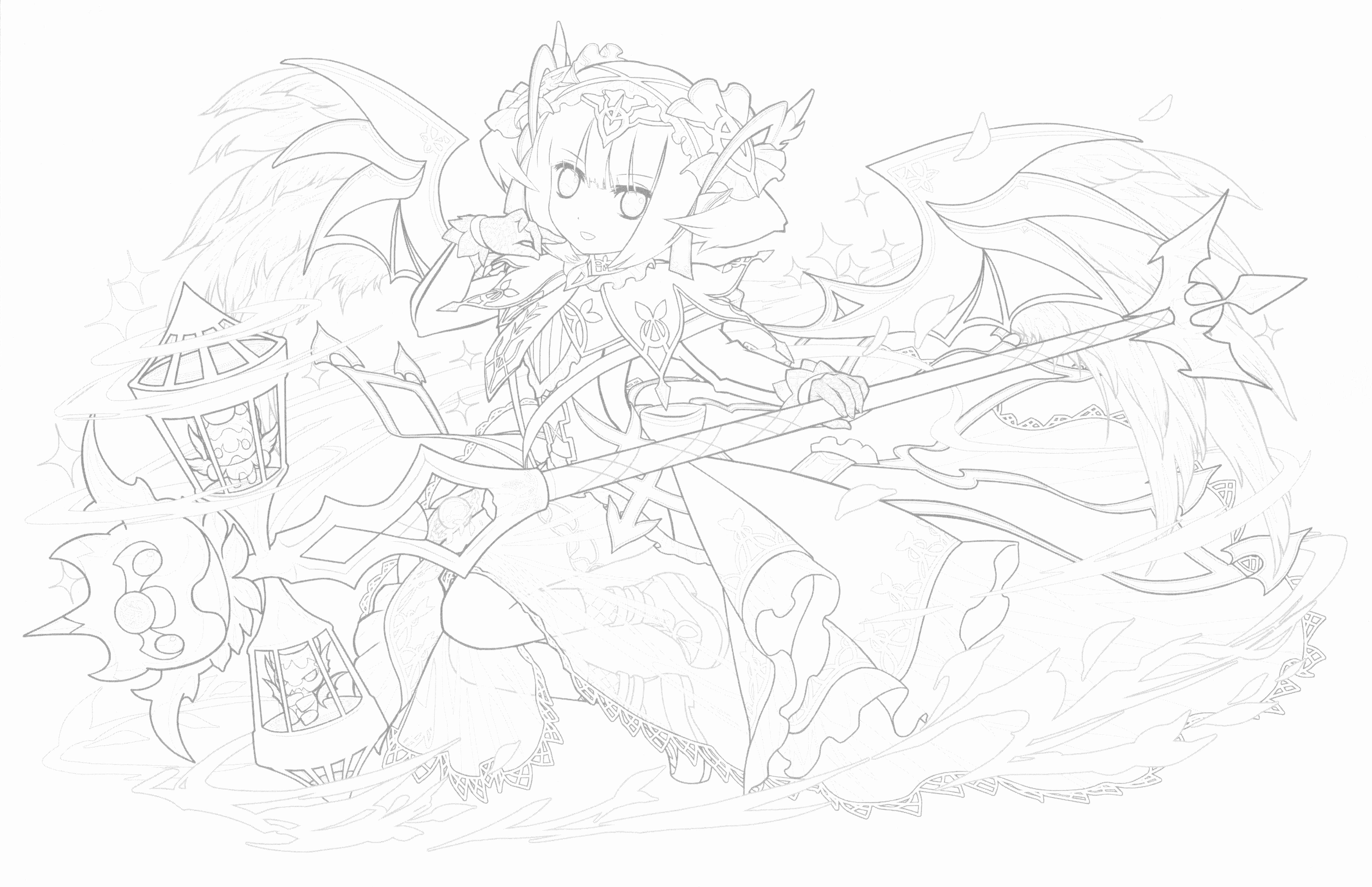 塗る!! PUZZLE&DRAGONS 超精密塗り絵 神の章/龍の章
