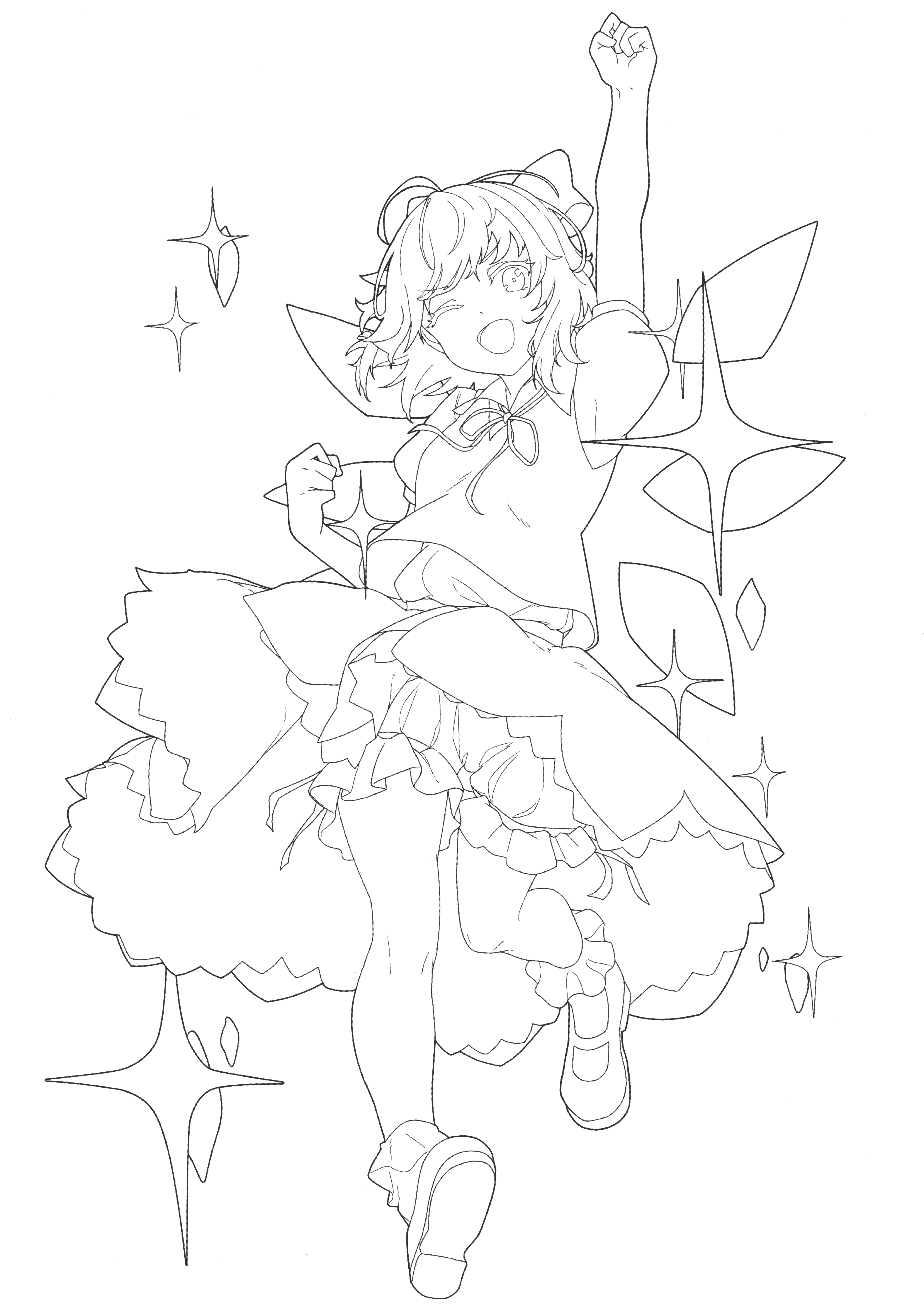 東方Project 幻想郷の塗り絵