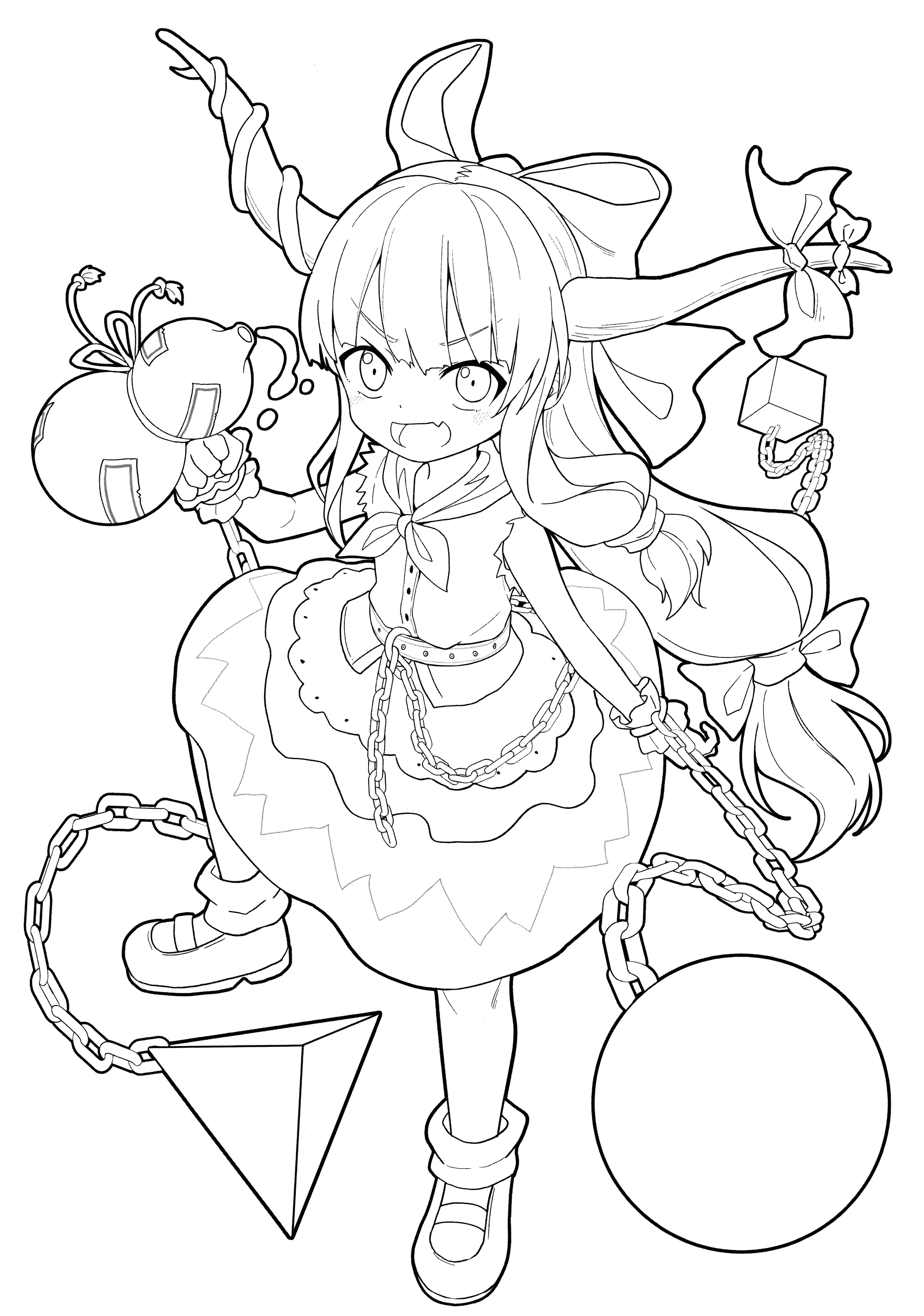 東方Project 幻想郷の塗り絵