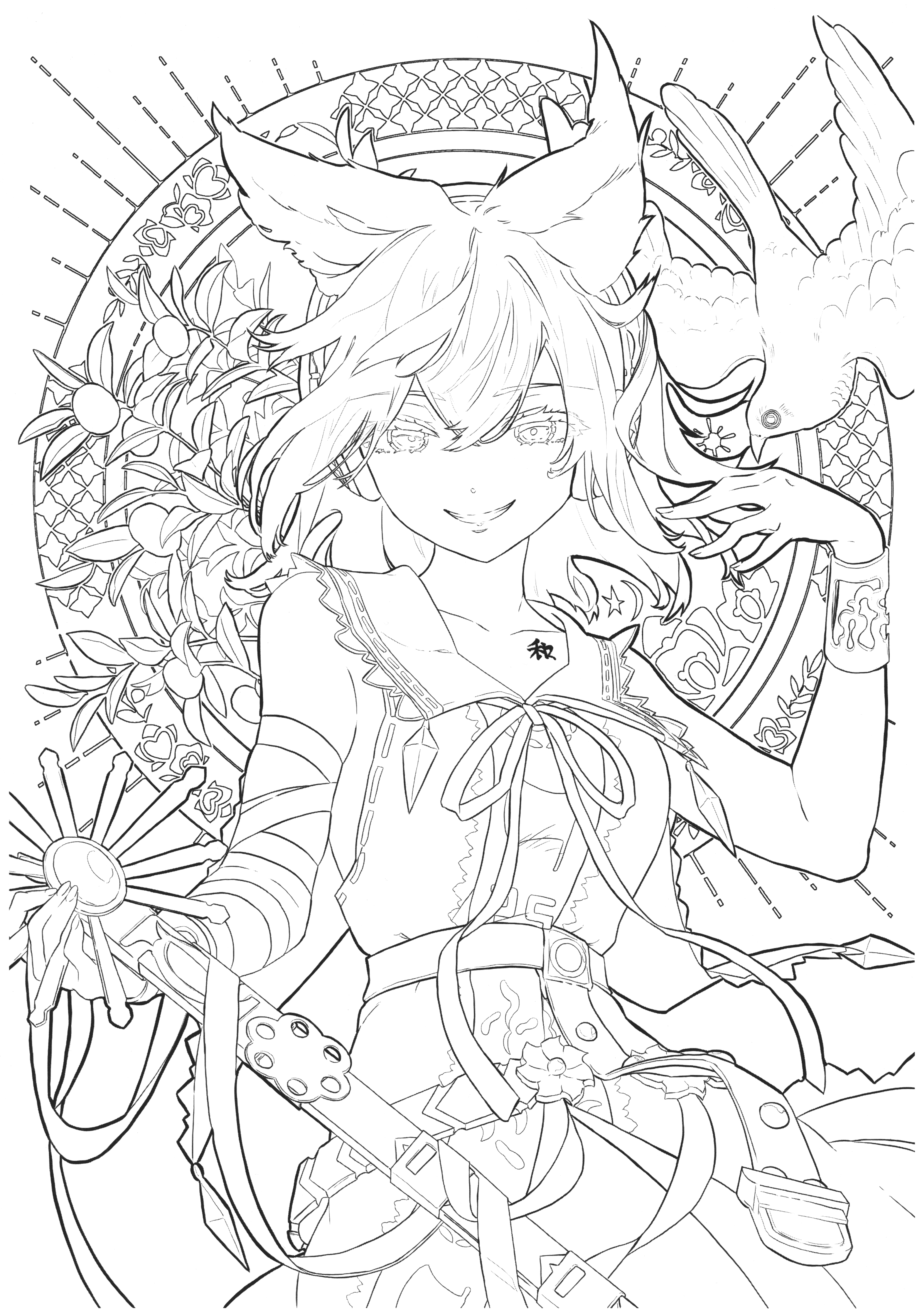 東方Project 幻想郷の塗り絵