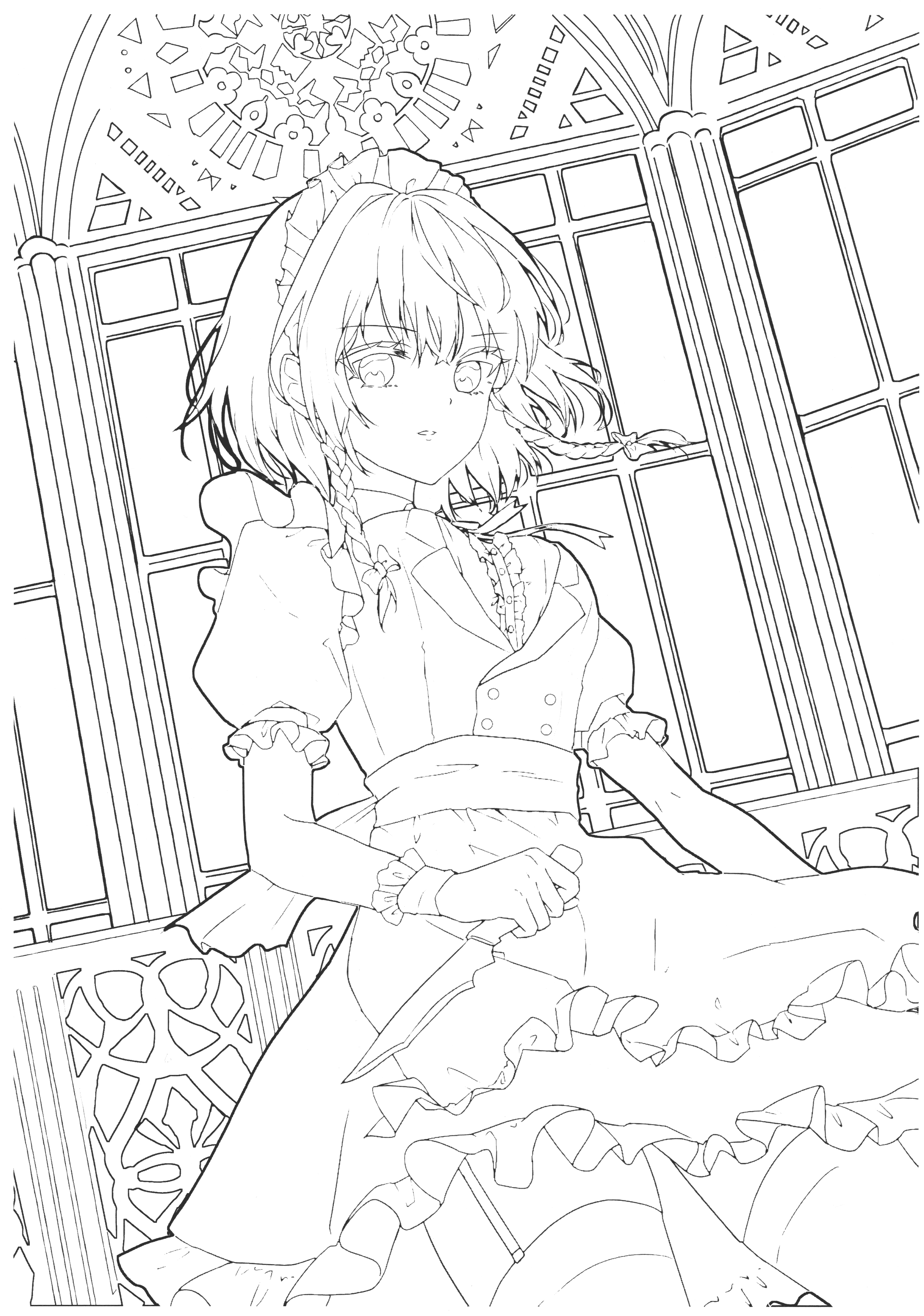 東方Project 幻想郷の塗り絵