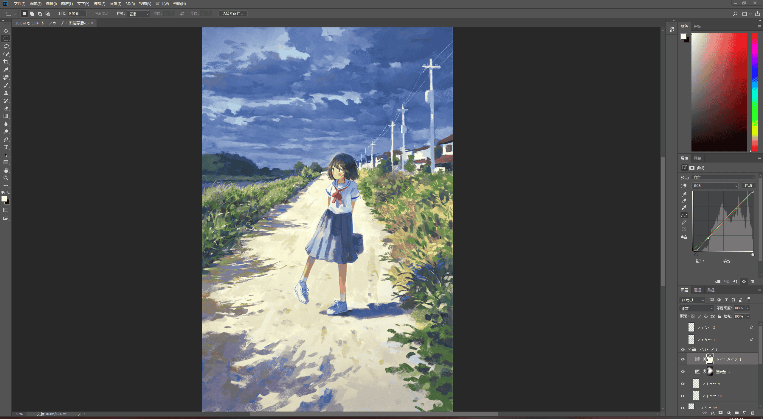 [会员][PSD源文件]ふじしむ(fjsmu) PSD[71P]