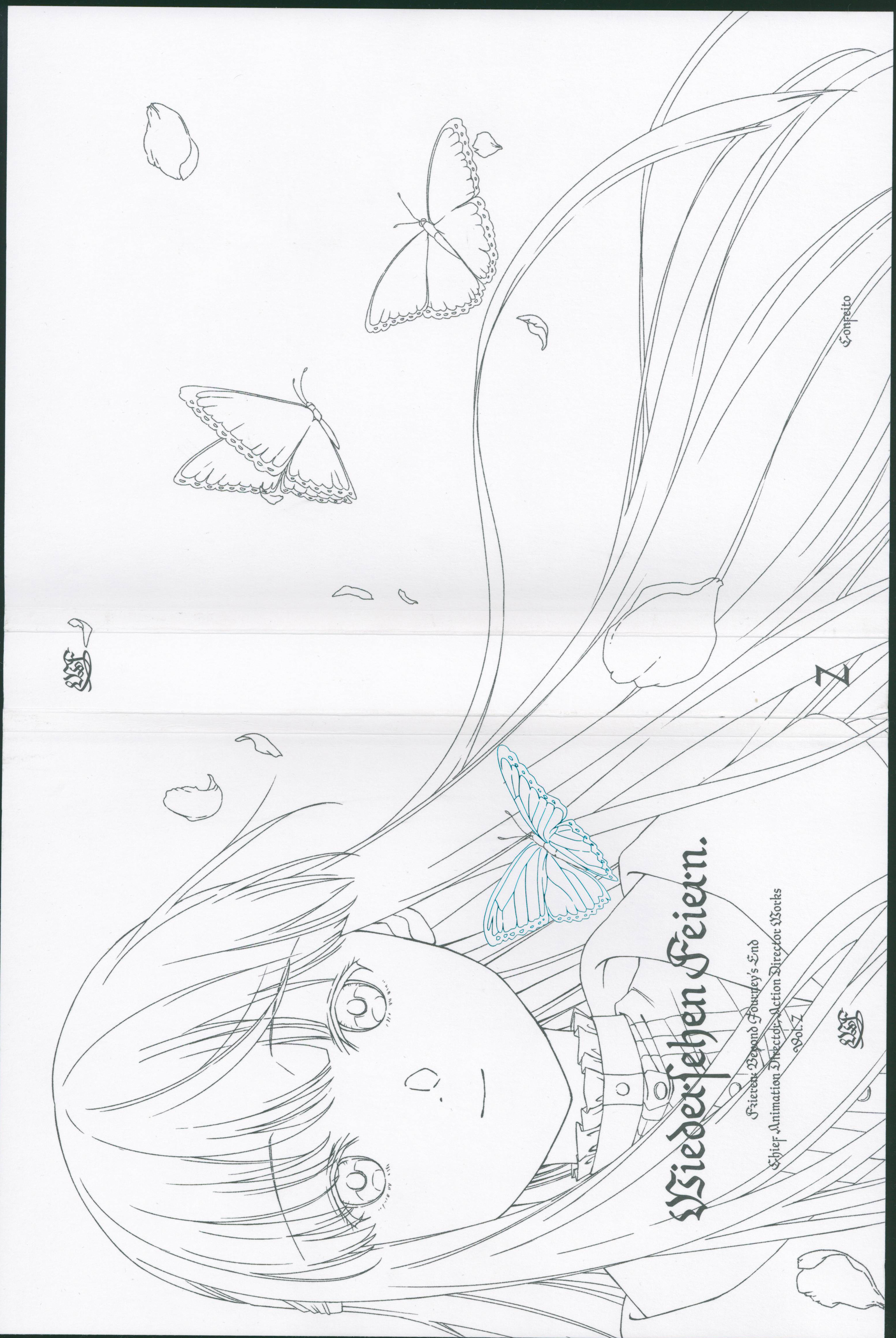 [线稿集][confeito(岩澤亨 長澤礼子)]Wiedersehen Feiern 葬送のフリーレン 仕事集 Vol.02[345P]