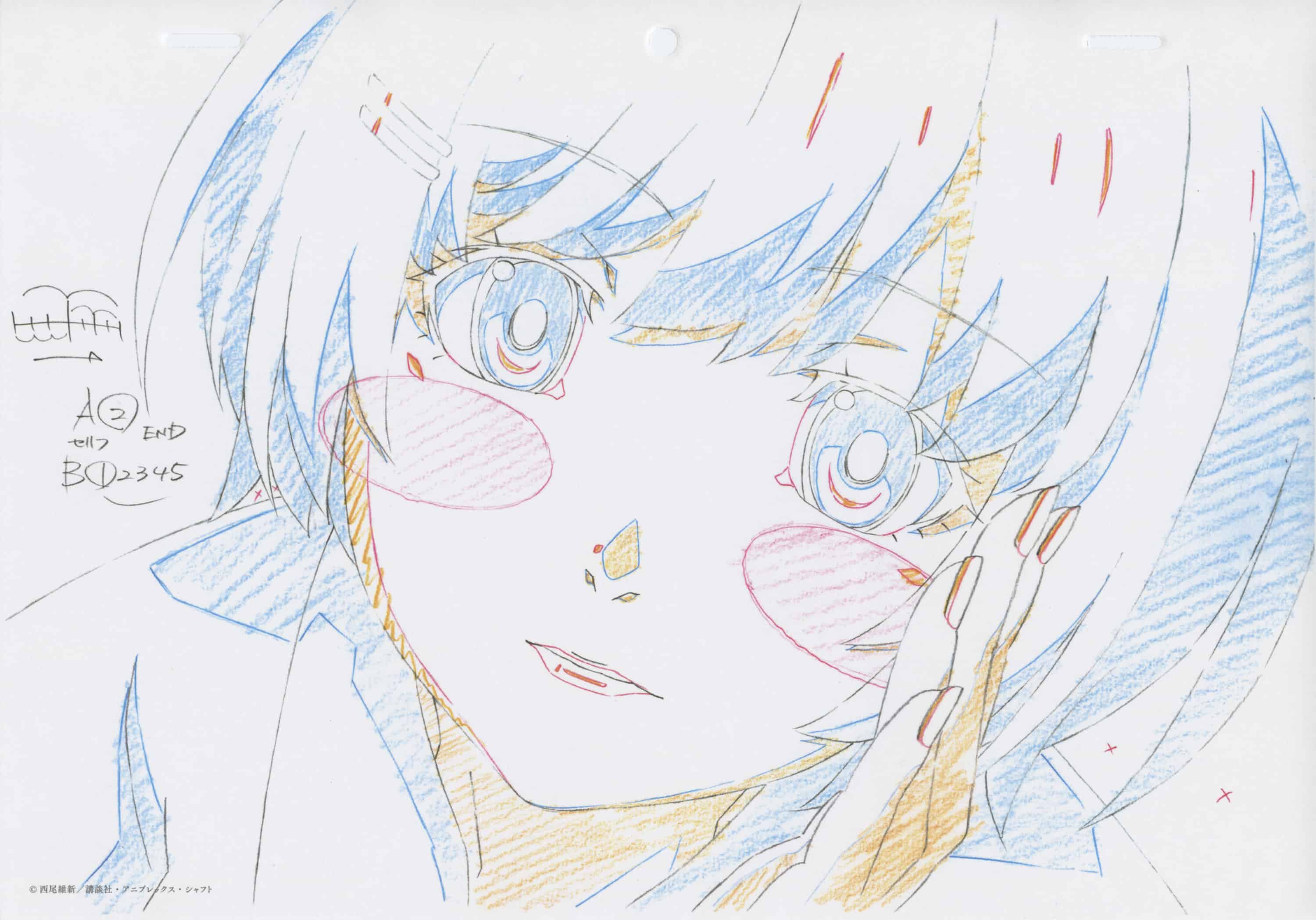 [会员][线稿集]終物語 Key Animation Collection[30P]
