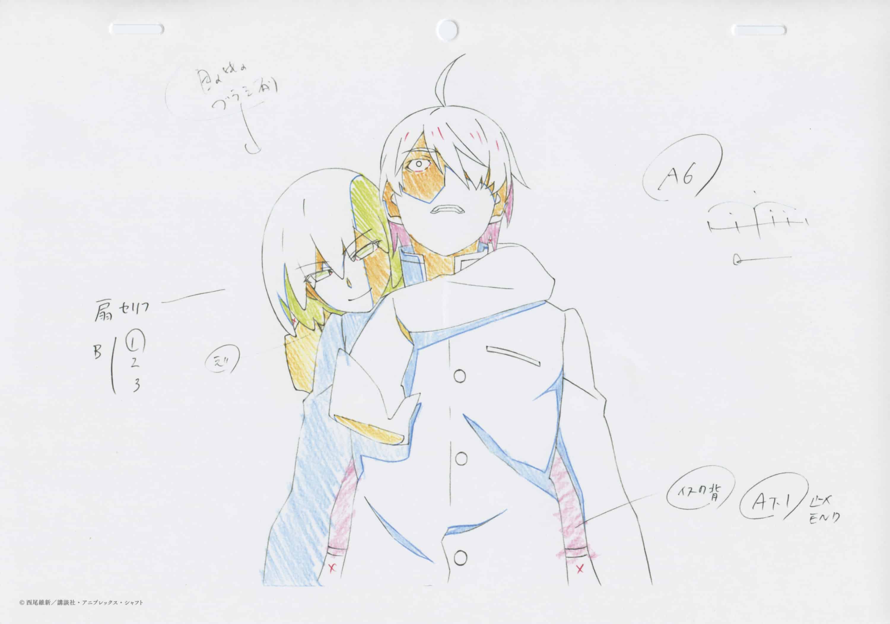 [会员][线稿集]終物語 Key Animation Collection[30P]