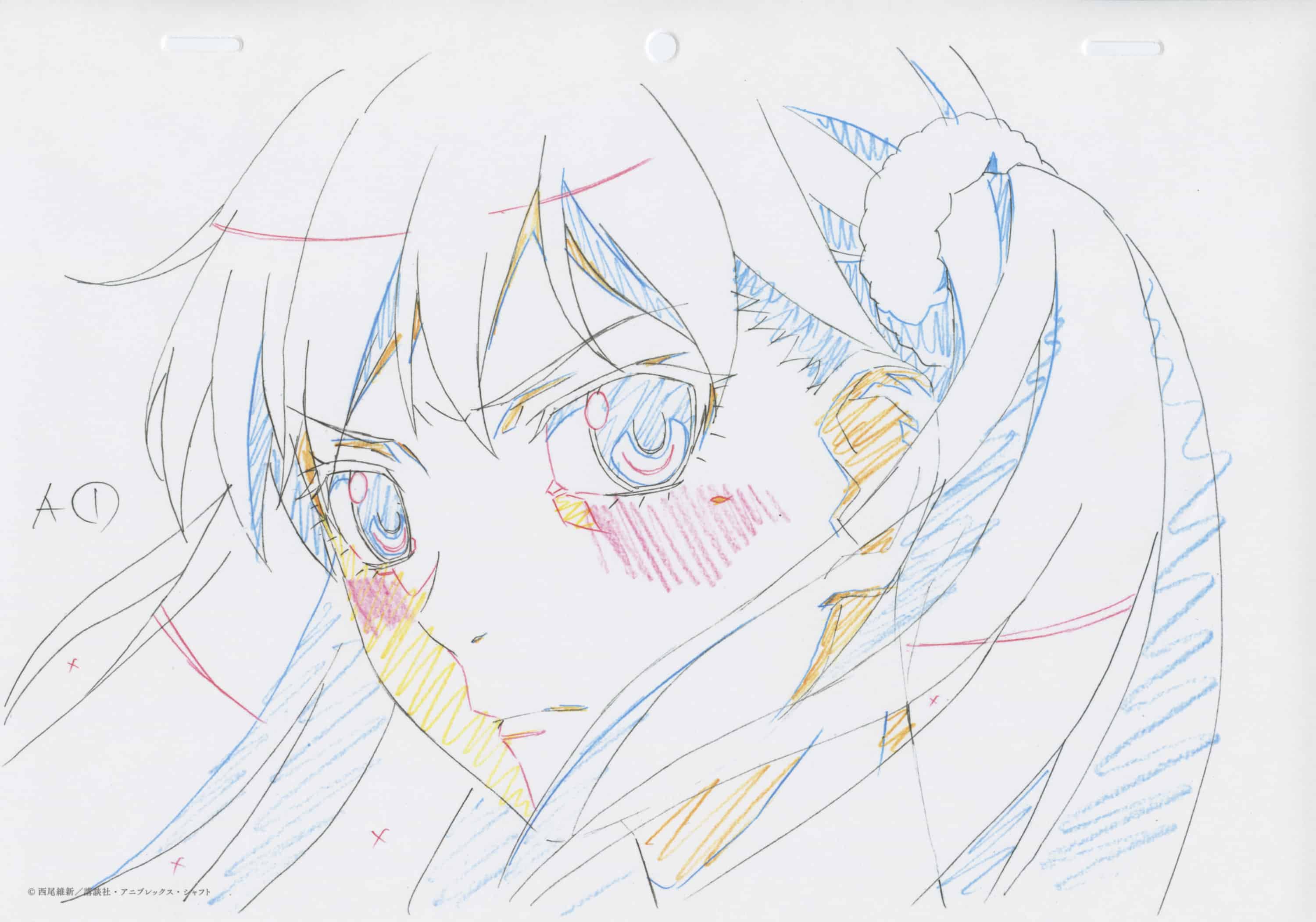 [会员][线稿集]終物語 Key Animation Collection[30P]