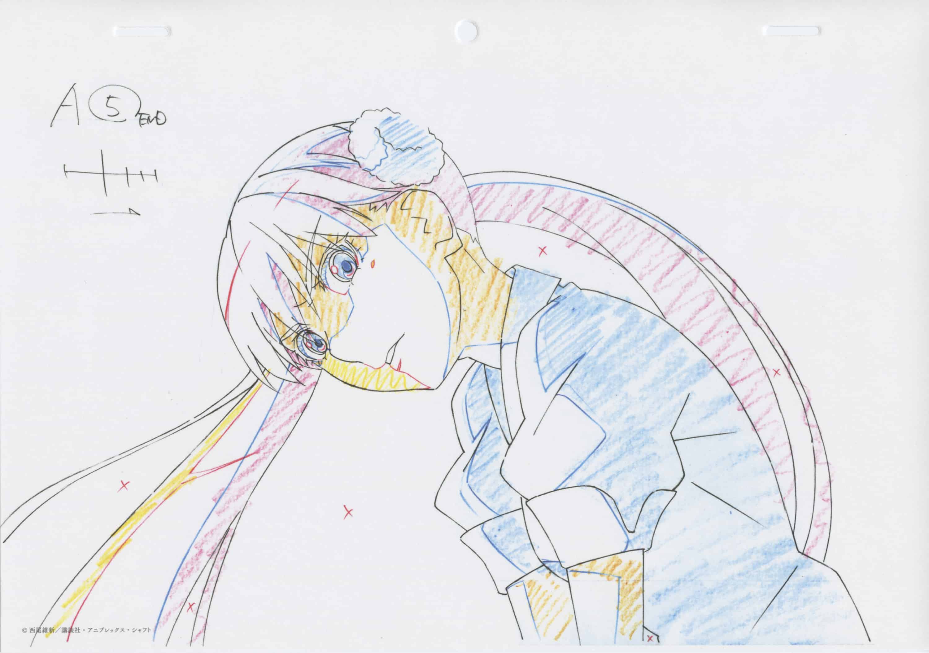 [会员][线稿集]終物語 Key Animation Collection[30P]