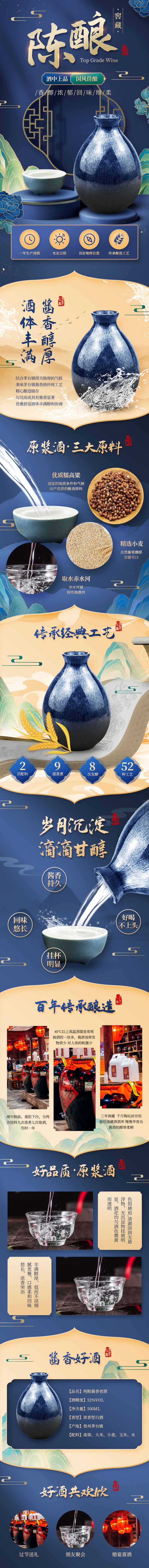 私单千元起步的国潮详情页，我3个小时搞定（国潮电商详情页41套）
