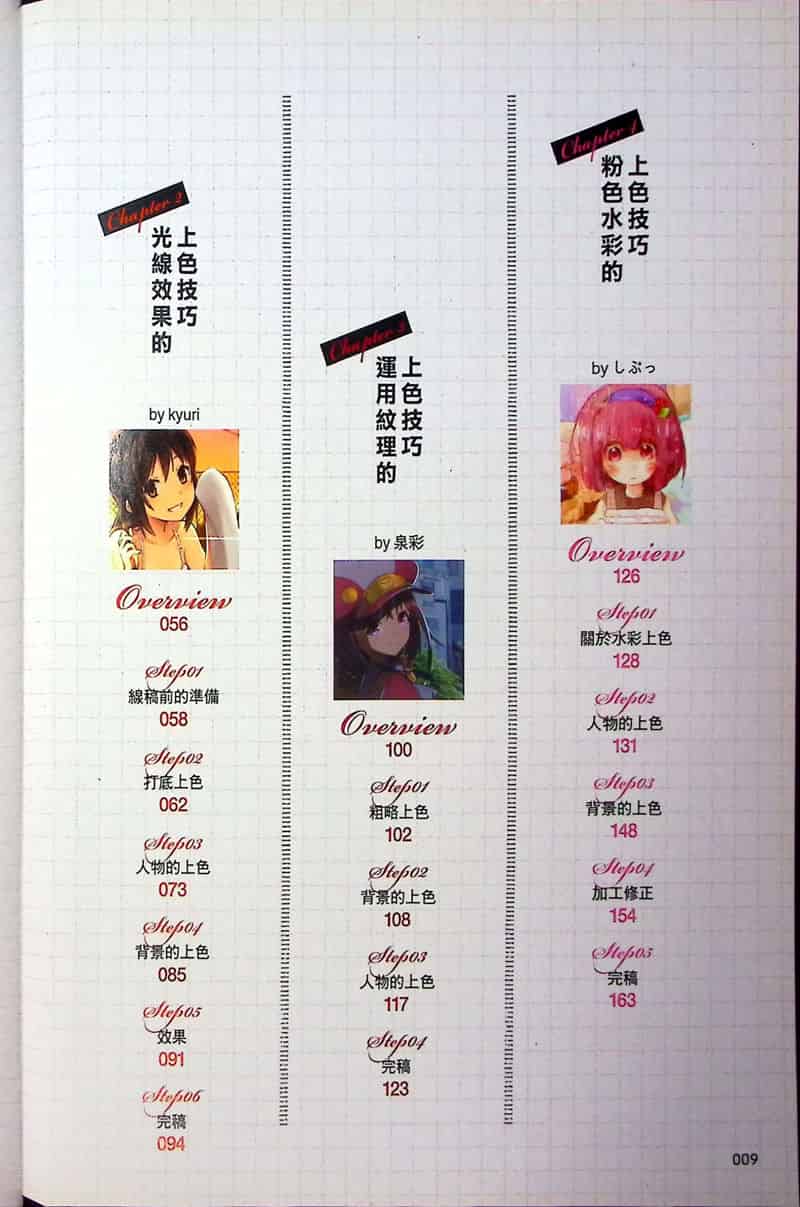 绝赞质感插画绘制：光效、纹理、艳丽与淡雅等迷人表现的著色技法大揭密[168P]