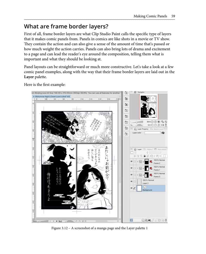 学习 Clip Studio Paint：漫画与漫画艺术创作入门指南[555P]