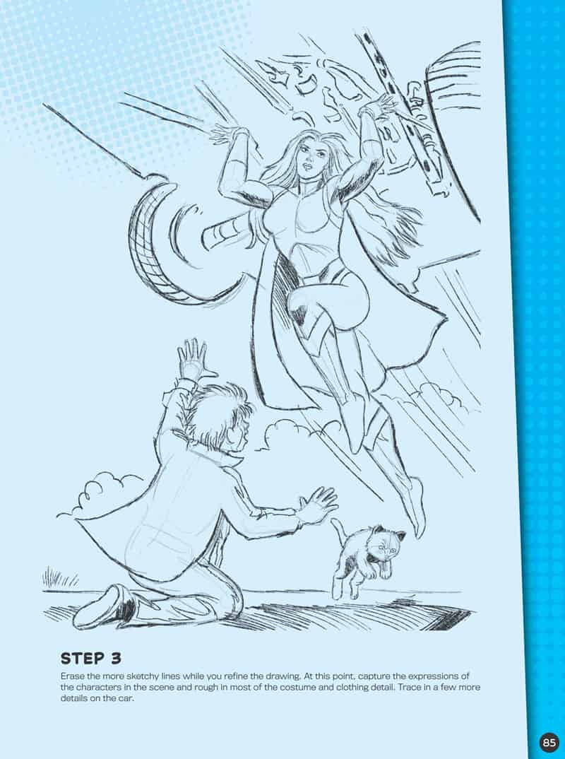 漫画绘画艺术：百种角色与分镜绘制技巧[131P]