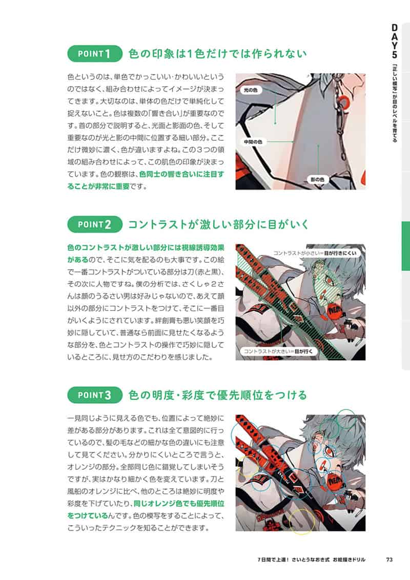  7天速成！斋藤直葵风格绘画练习册[128P]