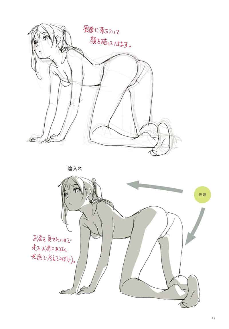 动画师的角色绘画技巧小贴士：人物篇[160P]