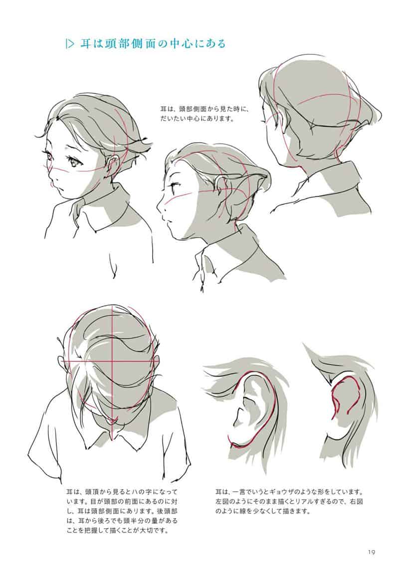 动画师的角色绘画技巧小贴士：部位篇[160P]