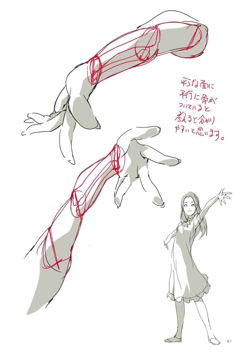 动画师的角色绘画技巧小贴士：部位篇[160P]