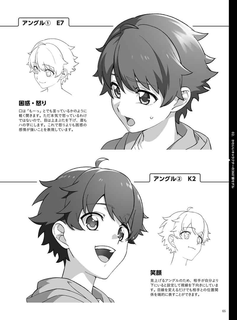 360度角色脸部绘画指南 人气插画师绘制的男女角色脸部参考图集 附带DVD特典[164P]