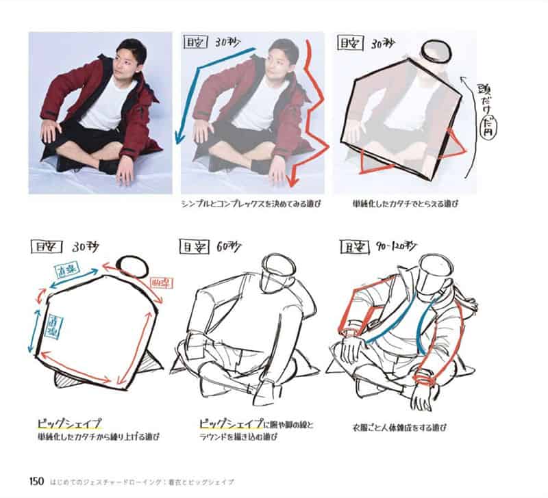 动态速写入门 服装表现与形体简化[168P]