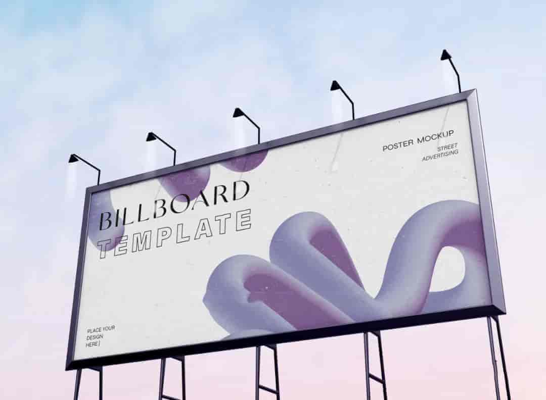 高颜值海报样机合集
