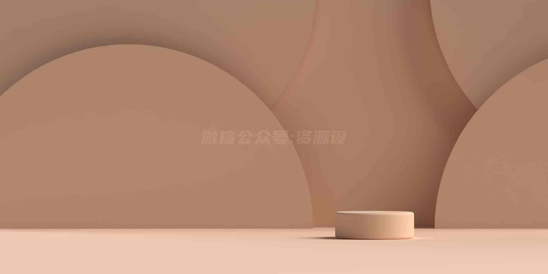 不会C4D？其实PS也可以做！（108款高端3D产品舞台背景素材）