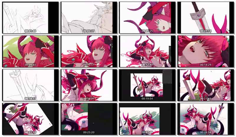￦ANKE(wanke) 作画视频[5小时/10段]