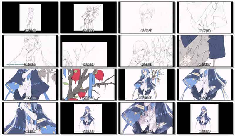 ￦ANKE(wanke) 作画视频[5小时/10段]