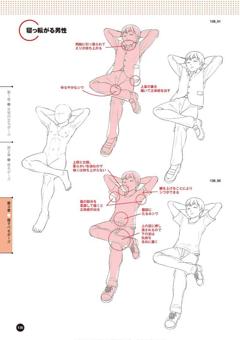 从赤身到穿衣 理解衣服的画法的换装姿势集[164P]