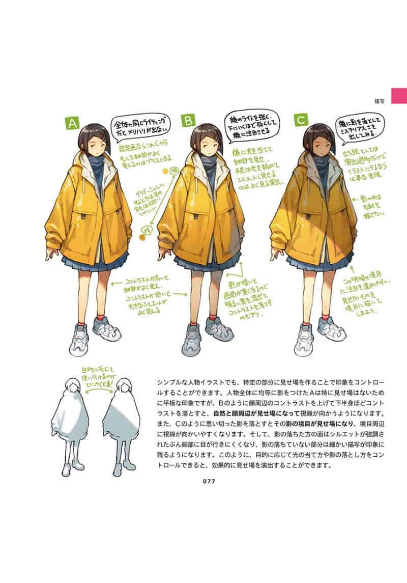 TIPS！吉田诚治的插画绘制提升手册 附带特典视频[162P]
