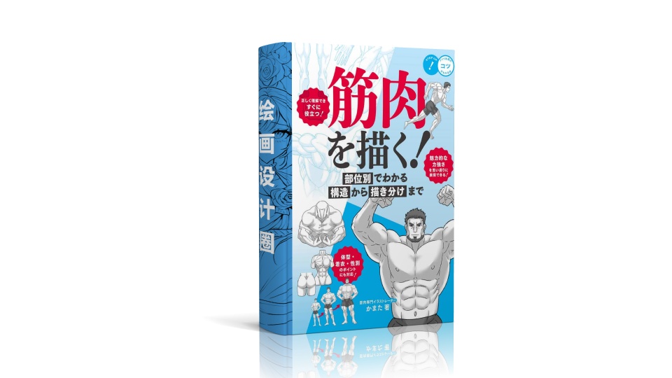 肌肉的画法!通过部位了解结构并进行区分描绘[130P]