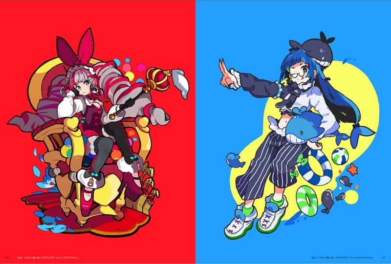 角色设计与绘制 通过色彩缤纷的风格展现魅力的插画技巧[83P]