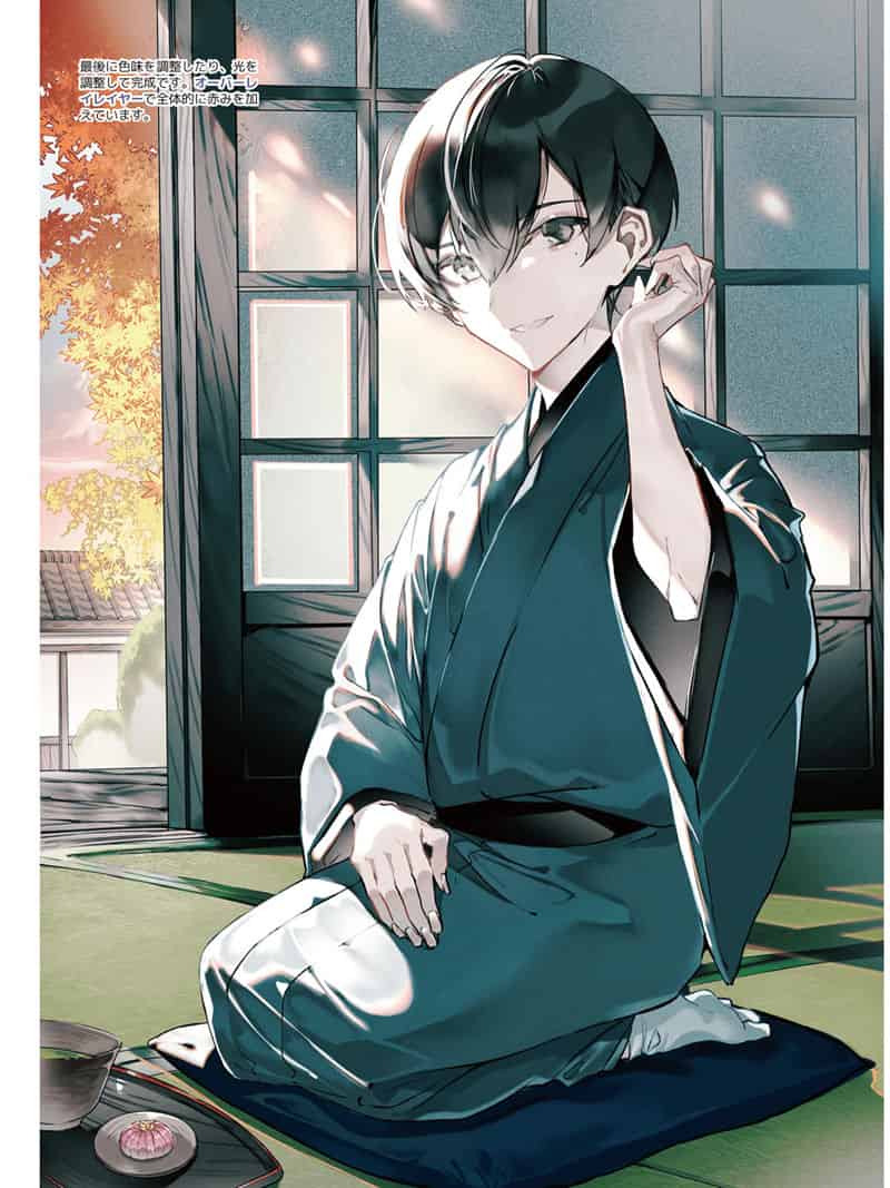 美少年绘画技法-从人物到背景、食物、自然、照明的绘画技巧[164P]