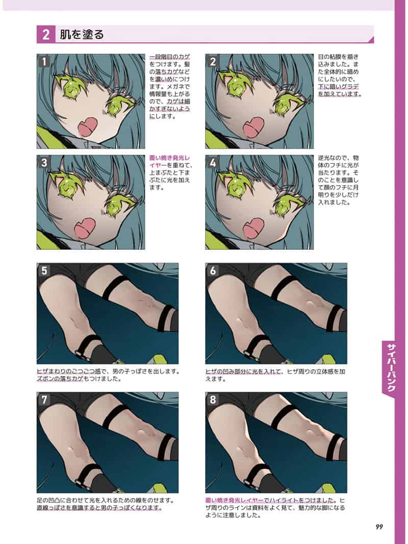 美少年绘画技法-从人物到背景、食物、自然、照明的绘画技巧[164P]